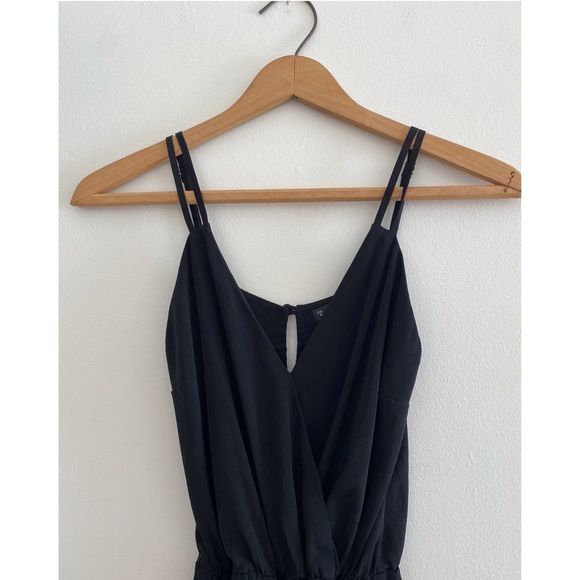 Topshop / Miss Selfridge Petite Black Jumpsuit - Picture 1 of 4